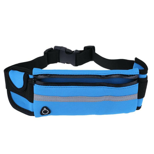 StashBandz Unisex Running Belt, Travel Money Belt, Fanny Pack, Waist Pack for Women and Men, 4 Big Security Pockets and Zipper, Fits All Size Phone, Passport, and More, Extra Wide Spandex Sports Bags