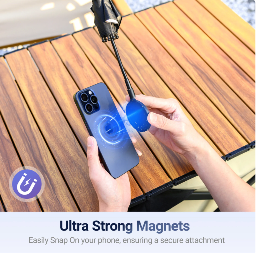 Magnetic Phone Umbrella UV Protection Phone Umbrella for Sun Shade